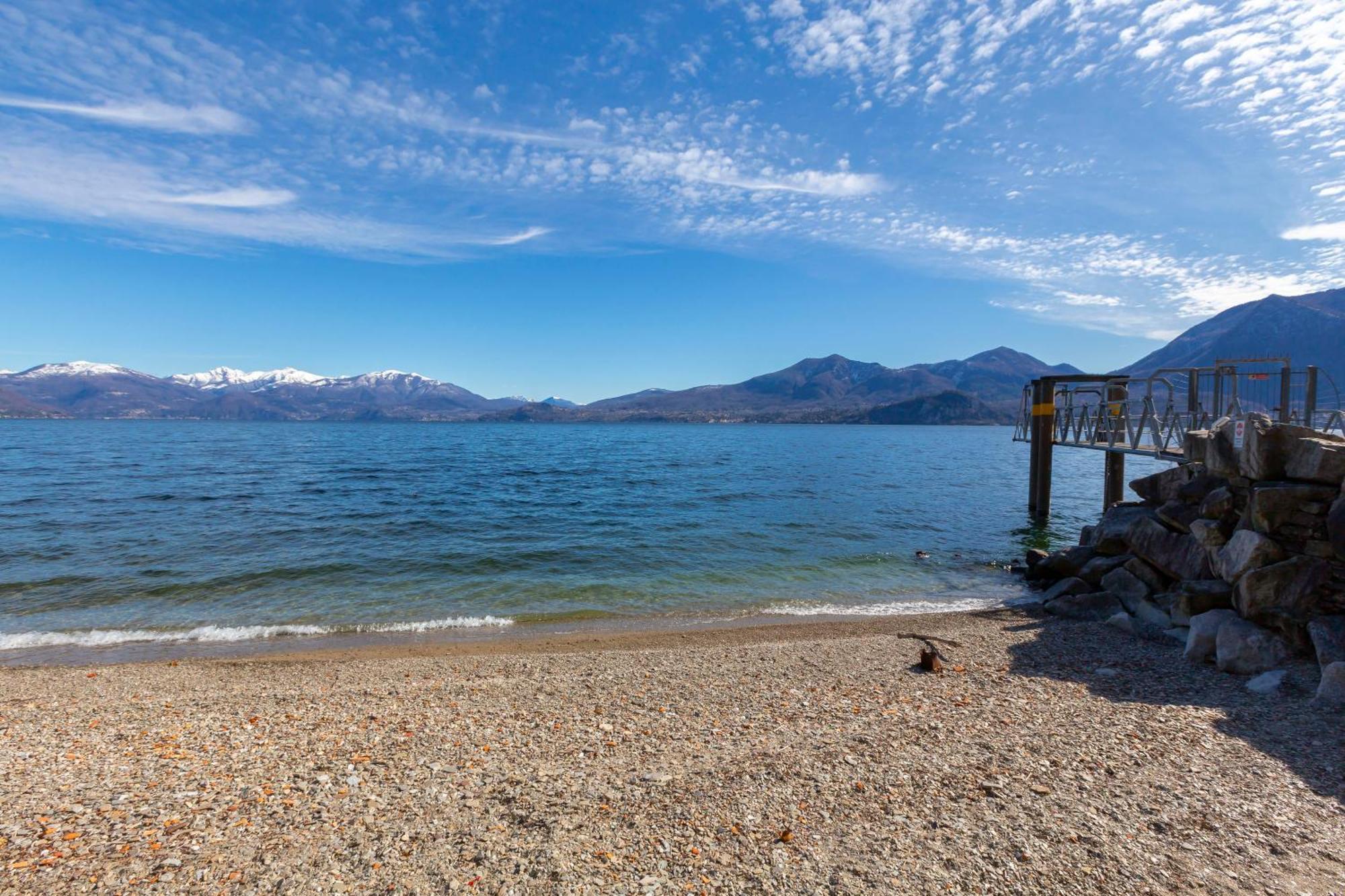 Blu Lake Apartment On Ghiffa Beach - Happy Rentals Esterno foto
